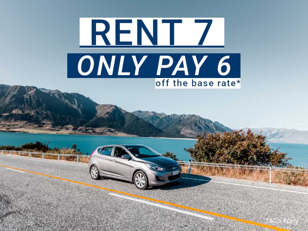 1 Free Day Rent for 7 and Pay for 6